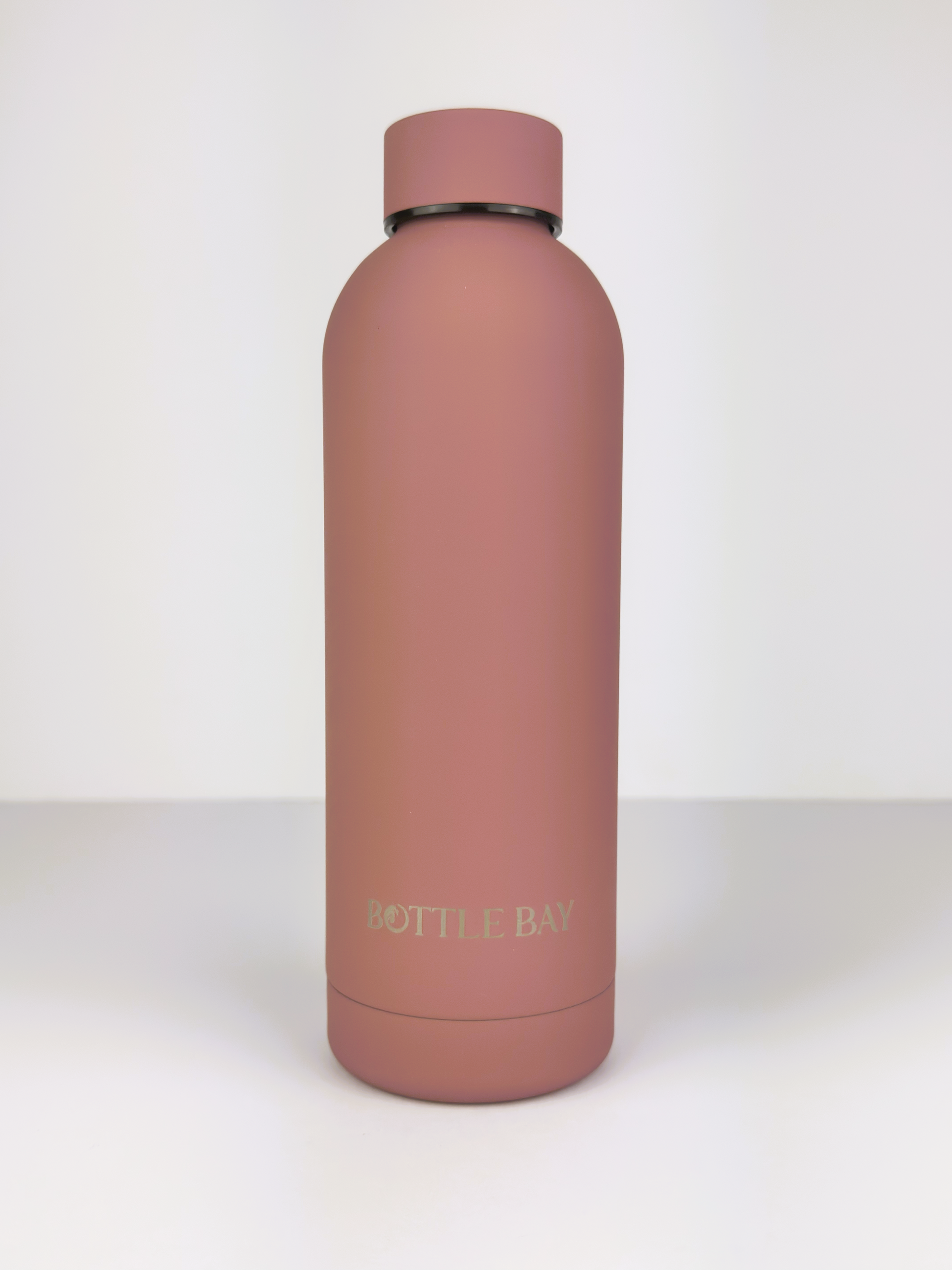 BottleBay 500ml Insulated Steel Bottle - Dark Tan