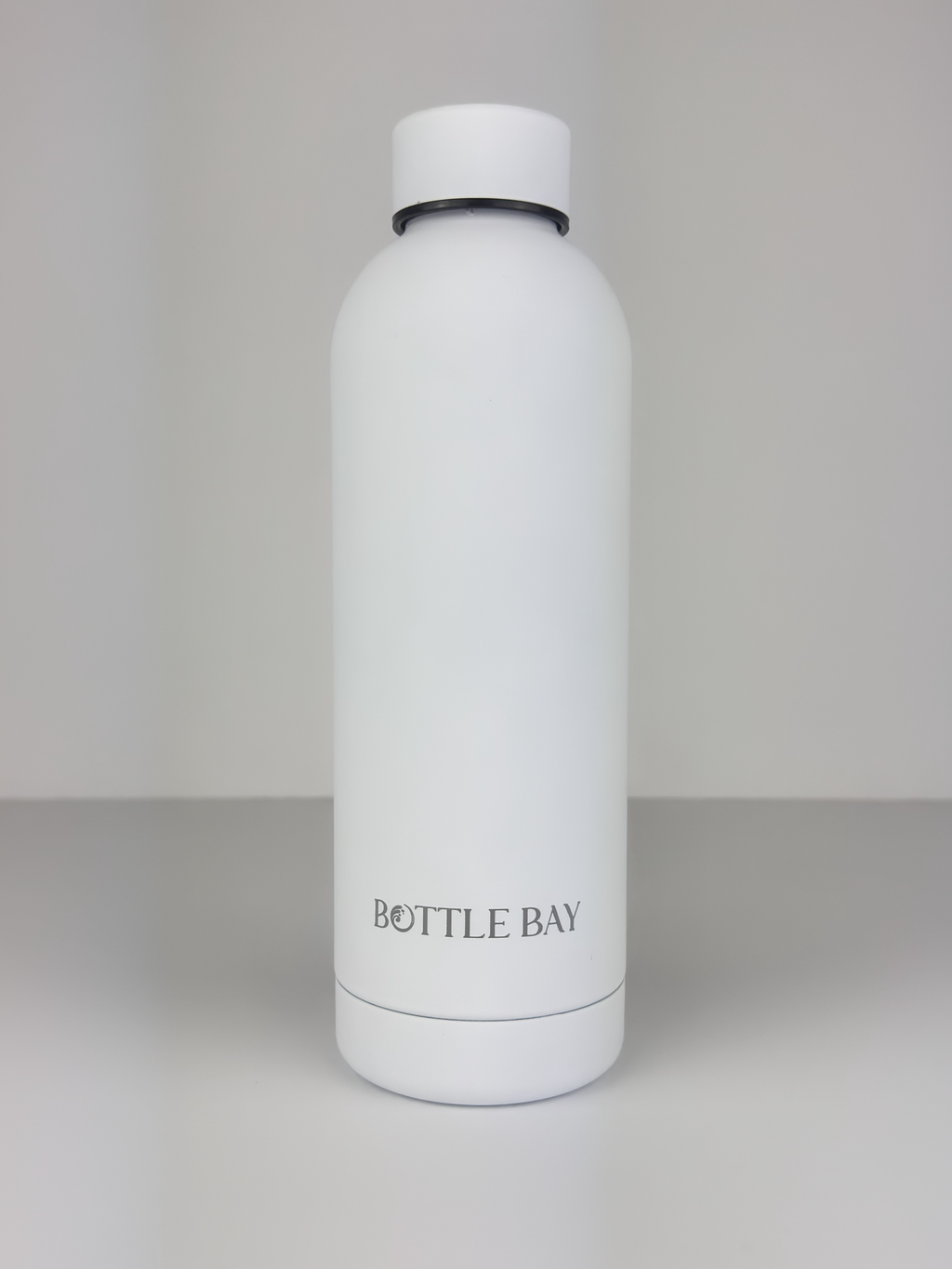 BottleBay SoftTouch 500ml Insulated Steel Bottle - White