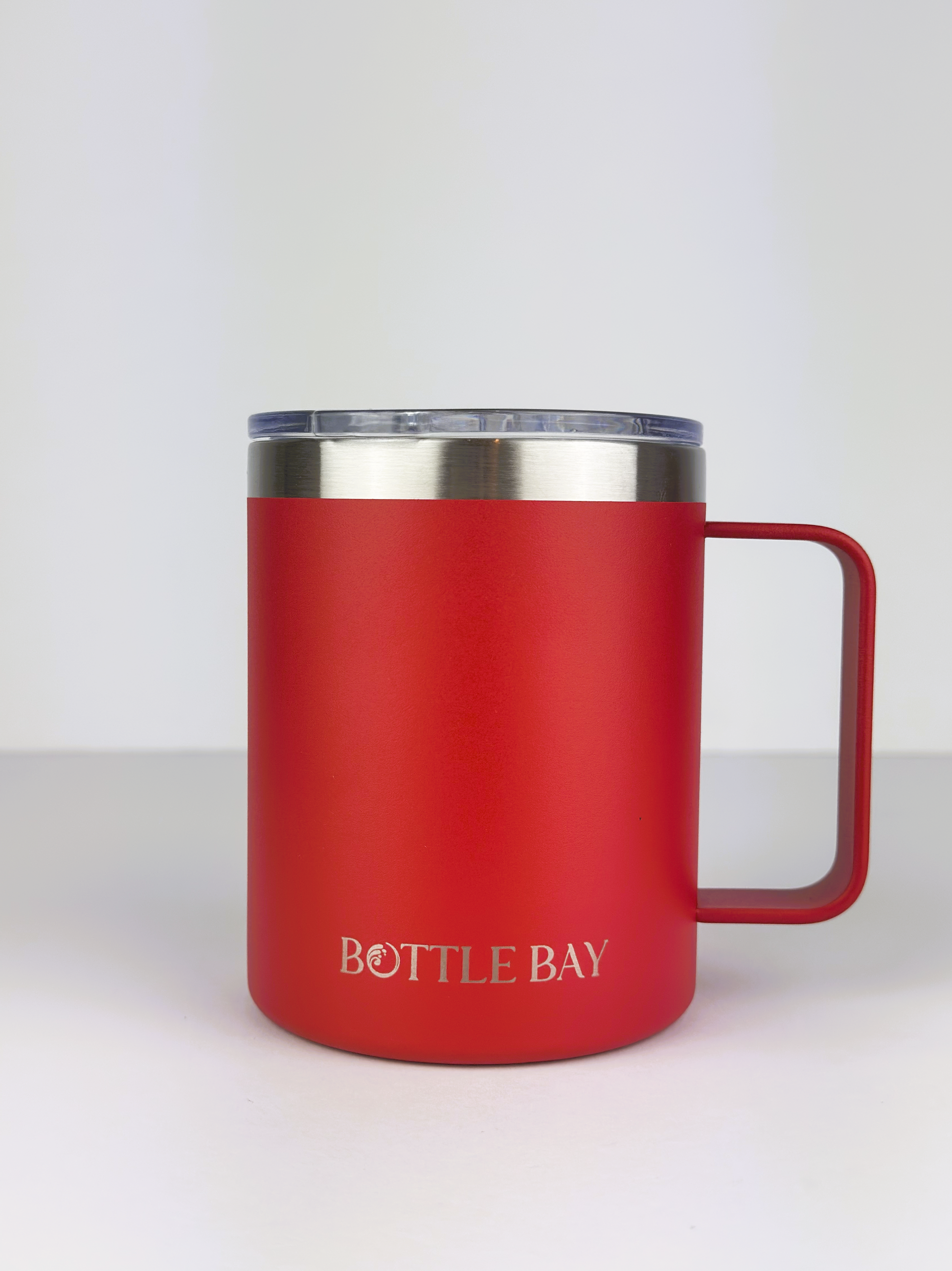 BottleBay 330ml Insulated Mug - Classic Red