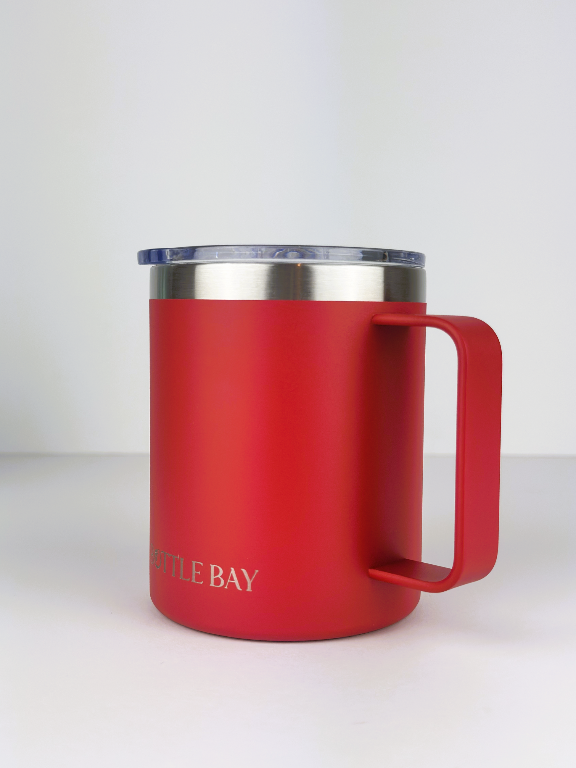 BottleBay 330ml Insulated Mug - Classic Red