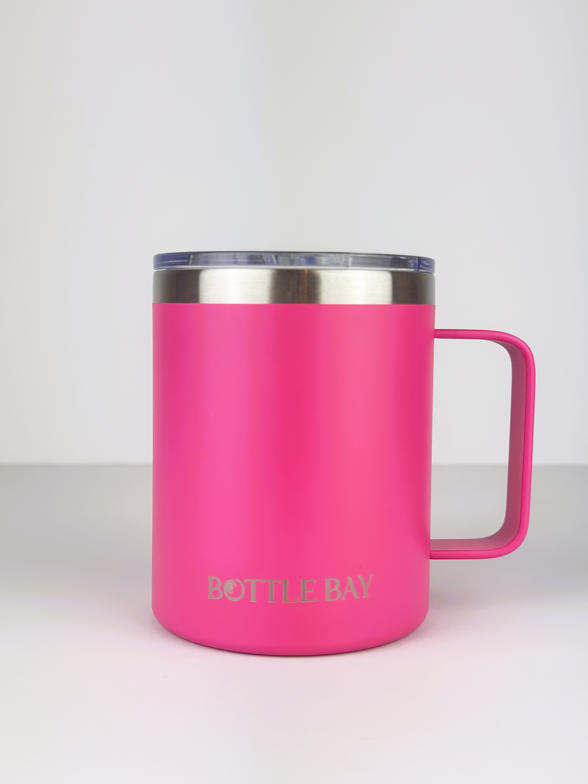 BottleBay 330ml Insulated Mug - Pure Pink