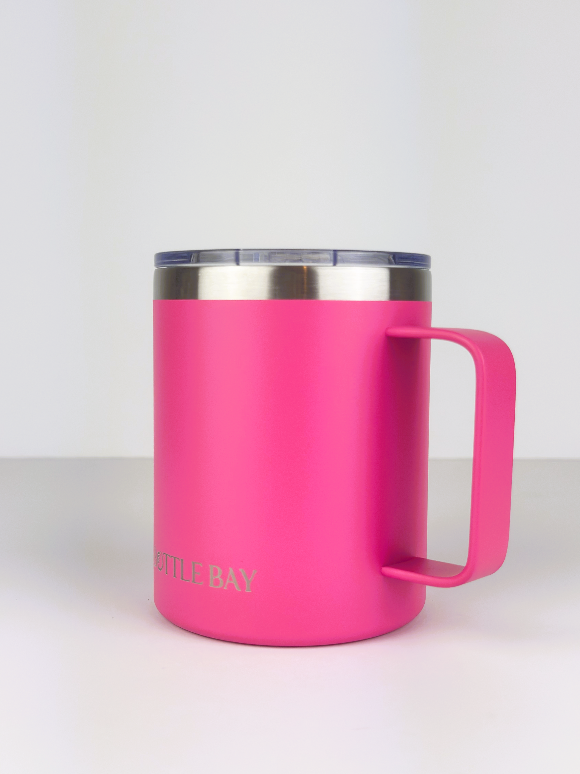 BottleBay 330ml Insulated Mug - Pure Pink