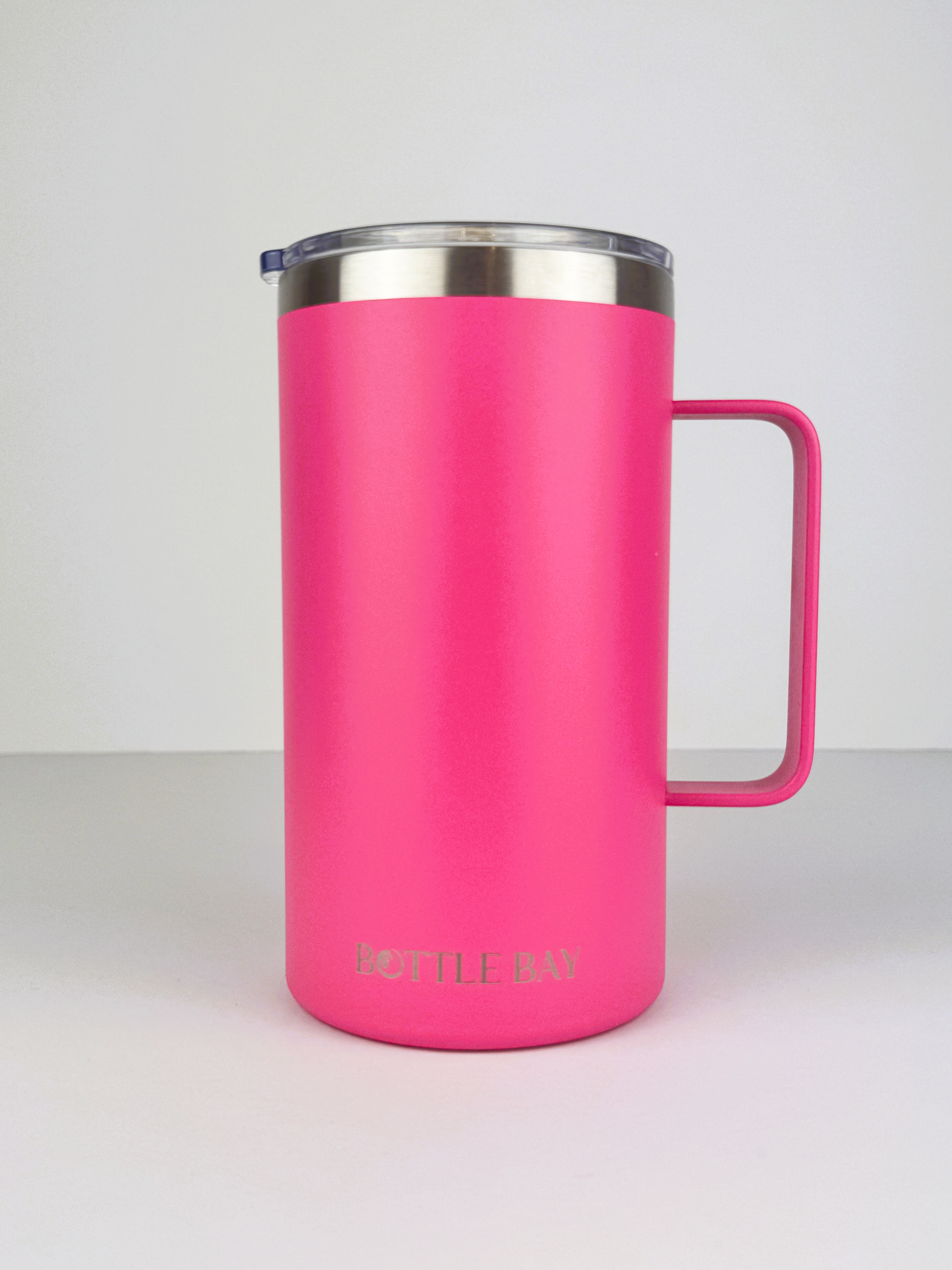 BottleBay 660ml Insulated Mug - Pure Pink