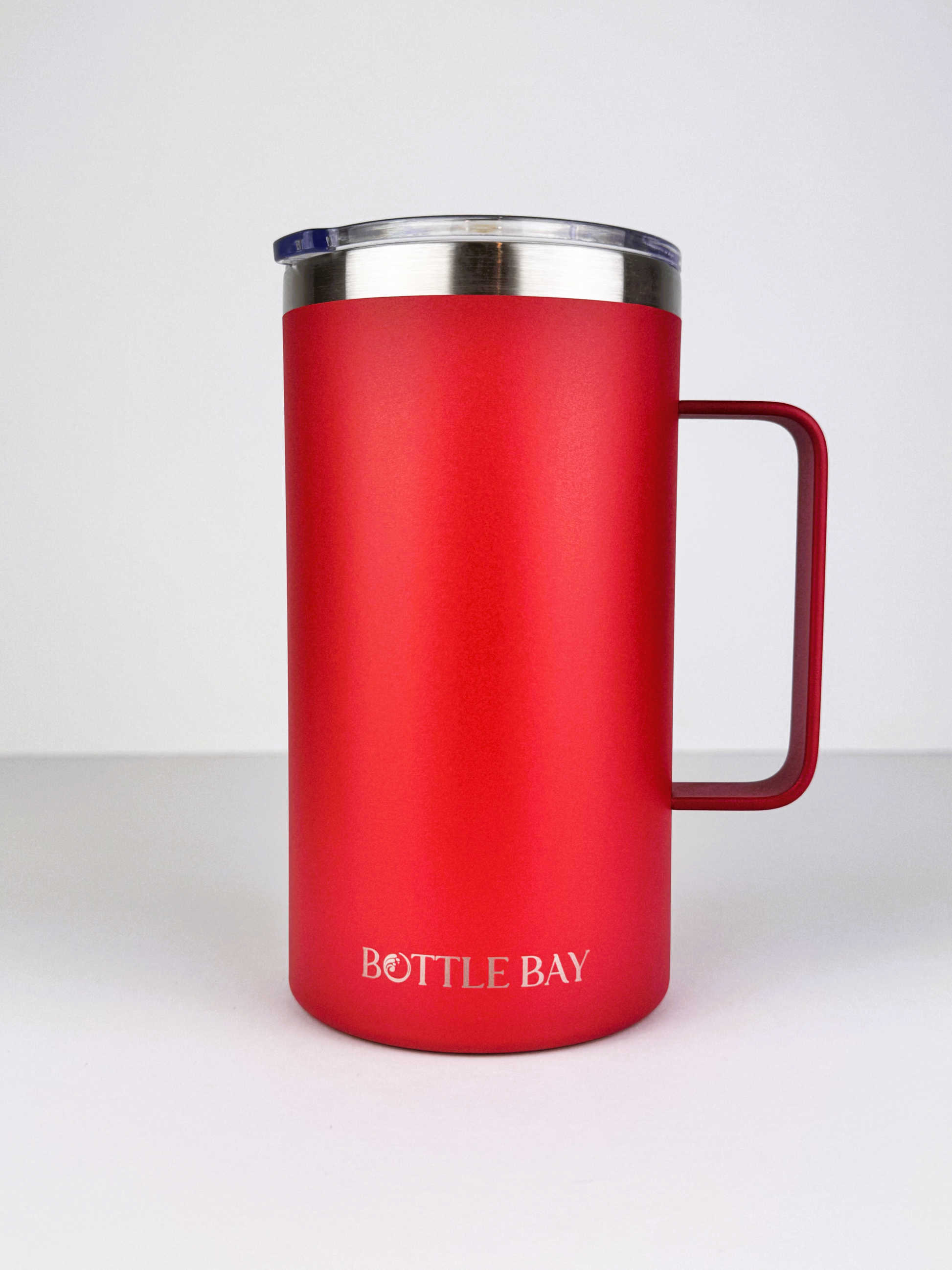 BottleBay 660ml Insulated Mug - Classic Red
