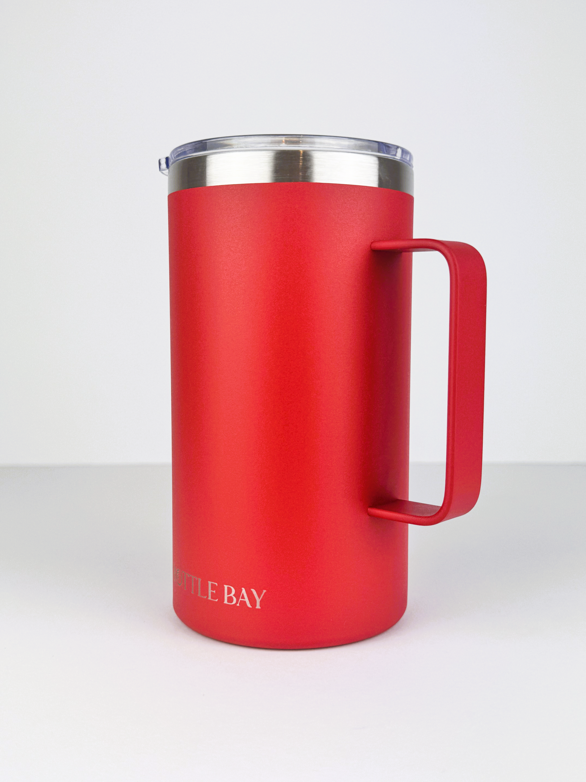 BottleBay 660ml Insulated Mug - Classic Red