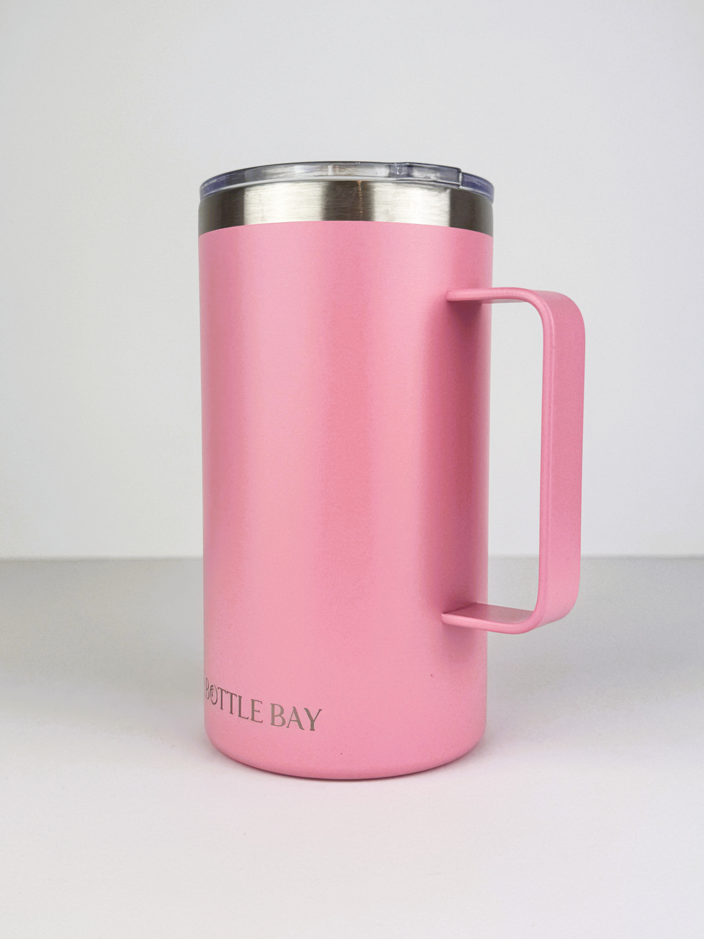 BottleBay 660ml Insulated Mug - Rose Pink