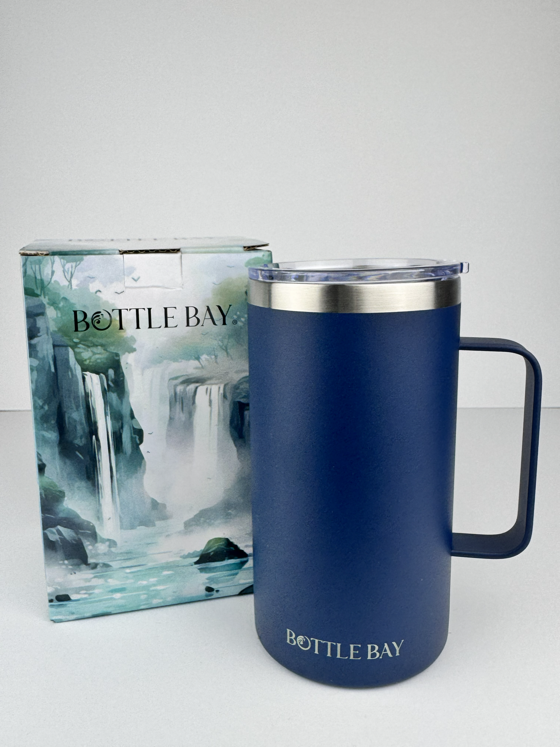 BottleBay 660ml Insulated Mug - Formal Navy