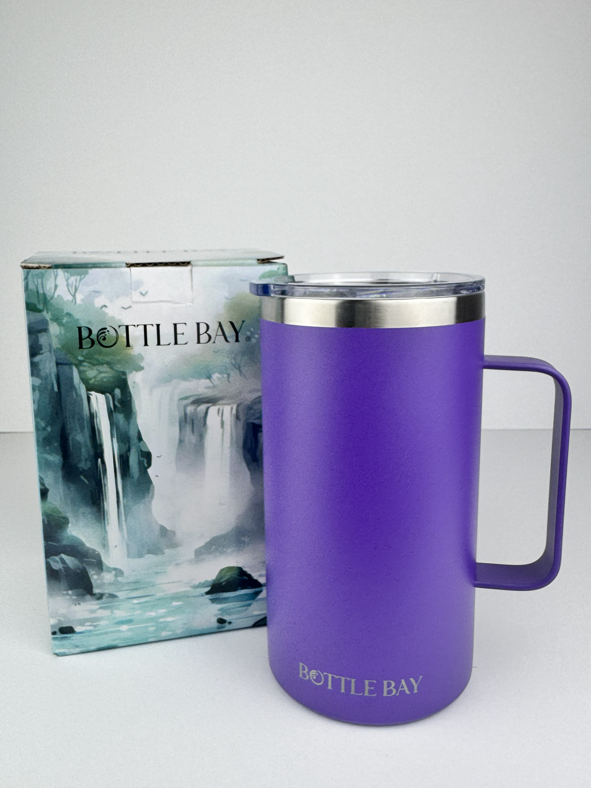 BottleBay 660ml Insulated Mug - Prime Purple