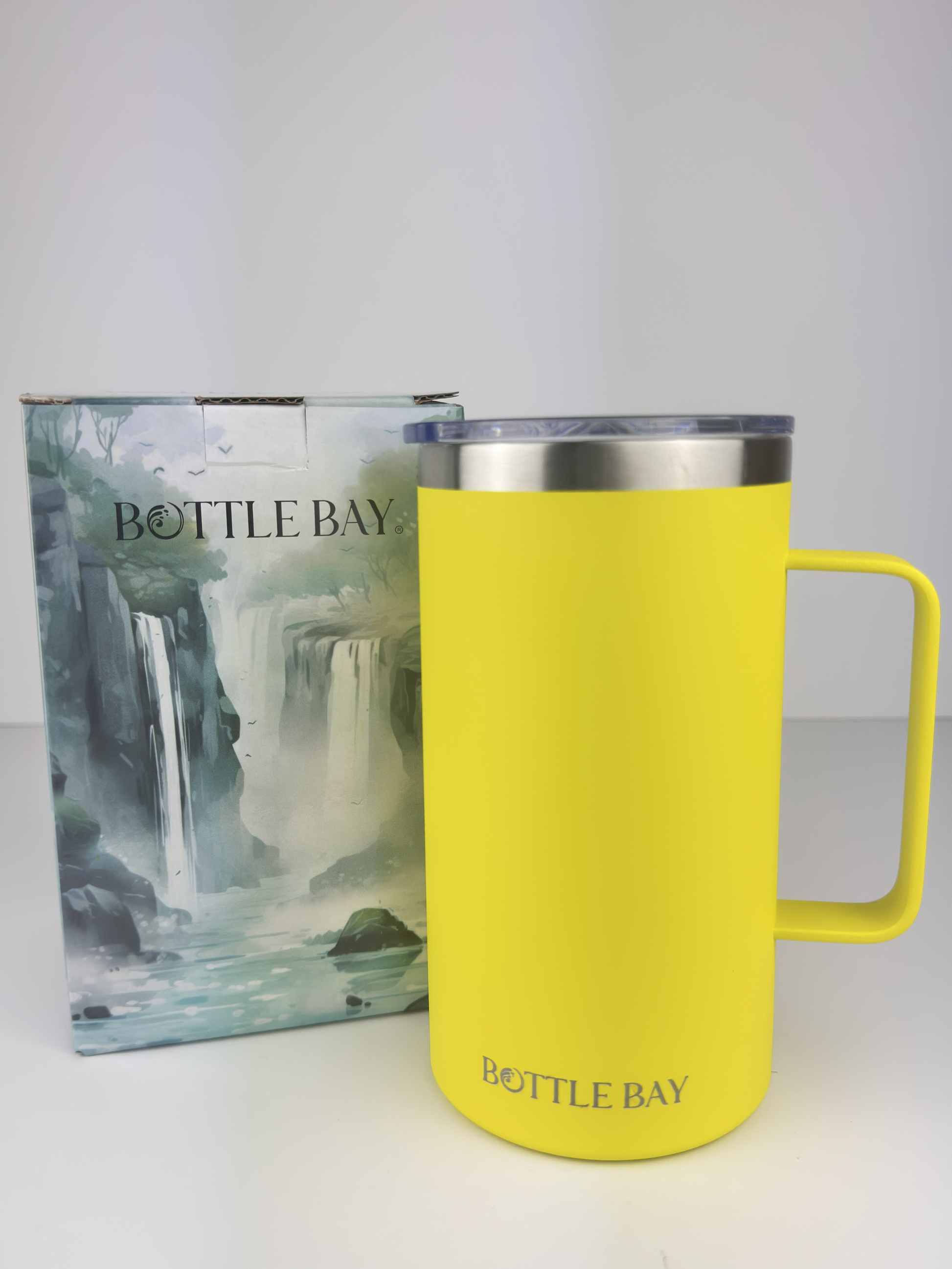 BottleBay 660ml Insulated Mug - Core Yellow