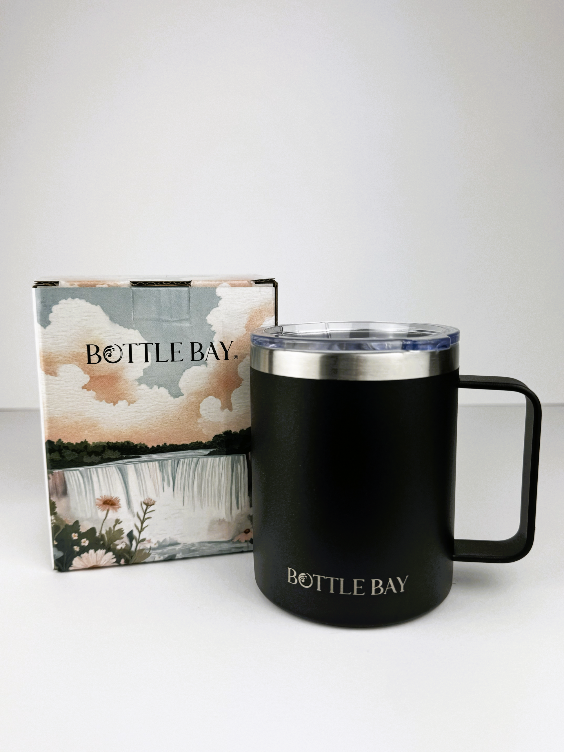 BottleBay 330ml Insulated Mug - Pro Black