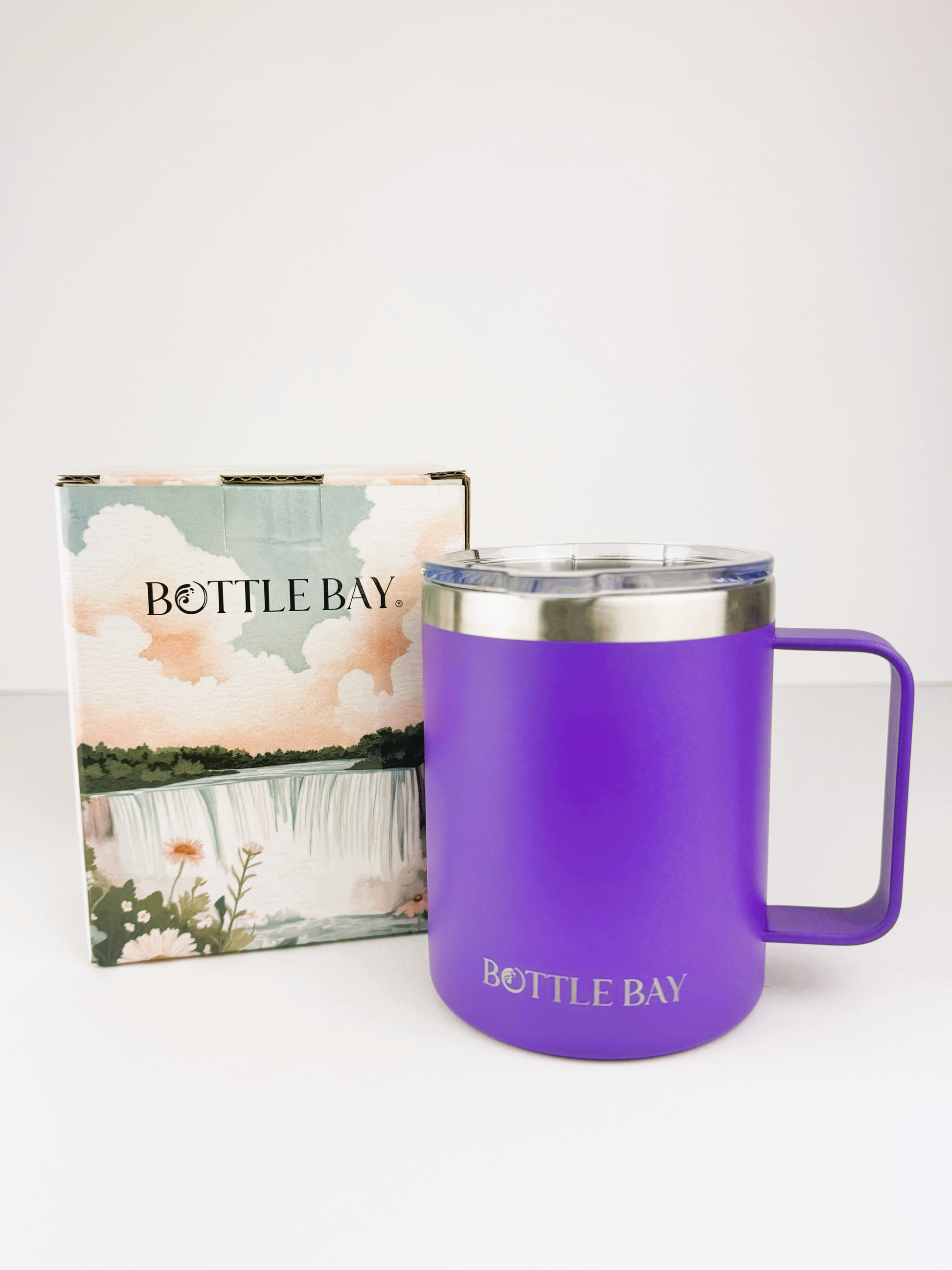 BottleBay 330ml Insulated Mug - Prime Purple