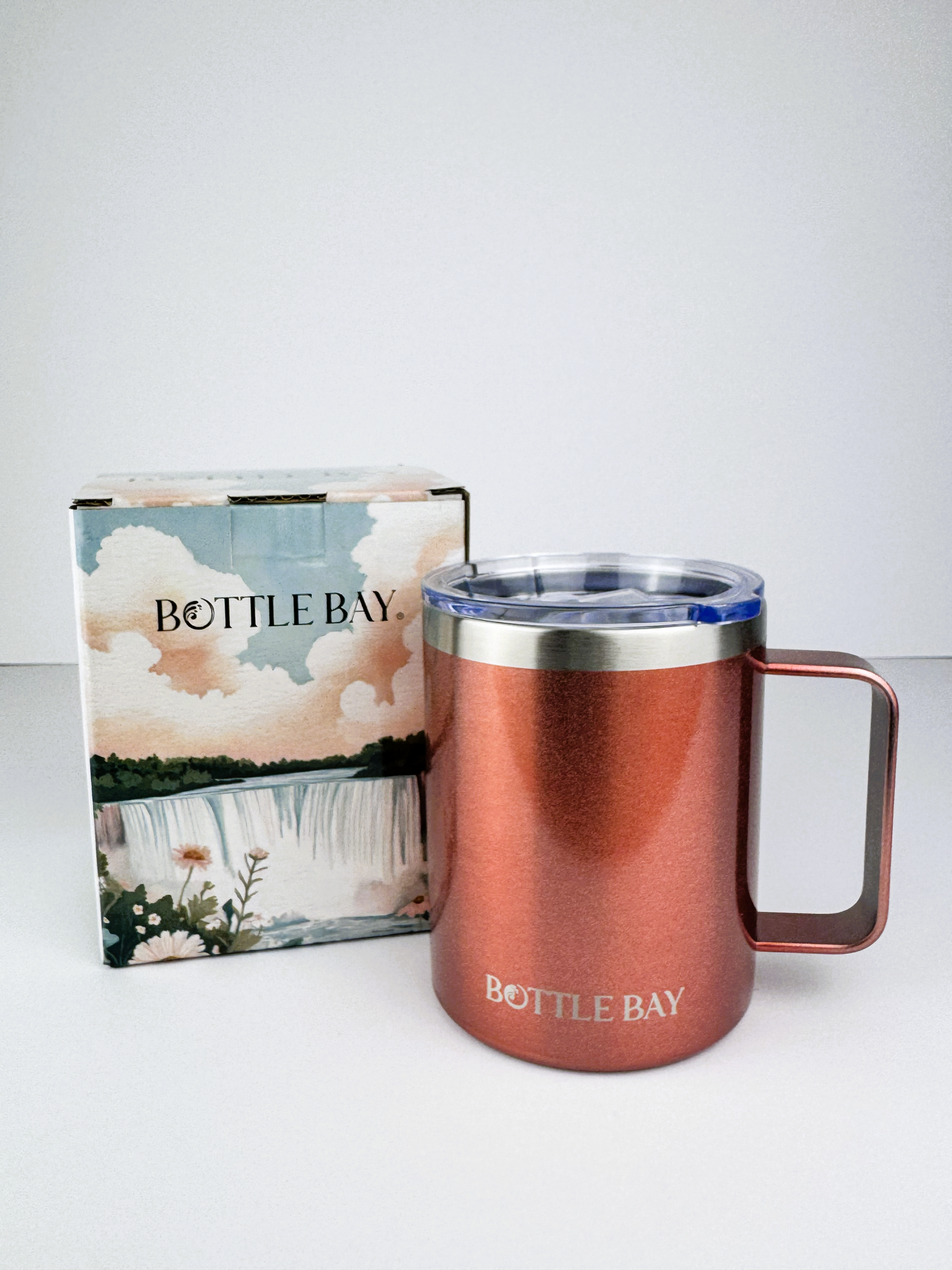 BottleBay 330ml Insulated Mug - Copper Pearl