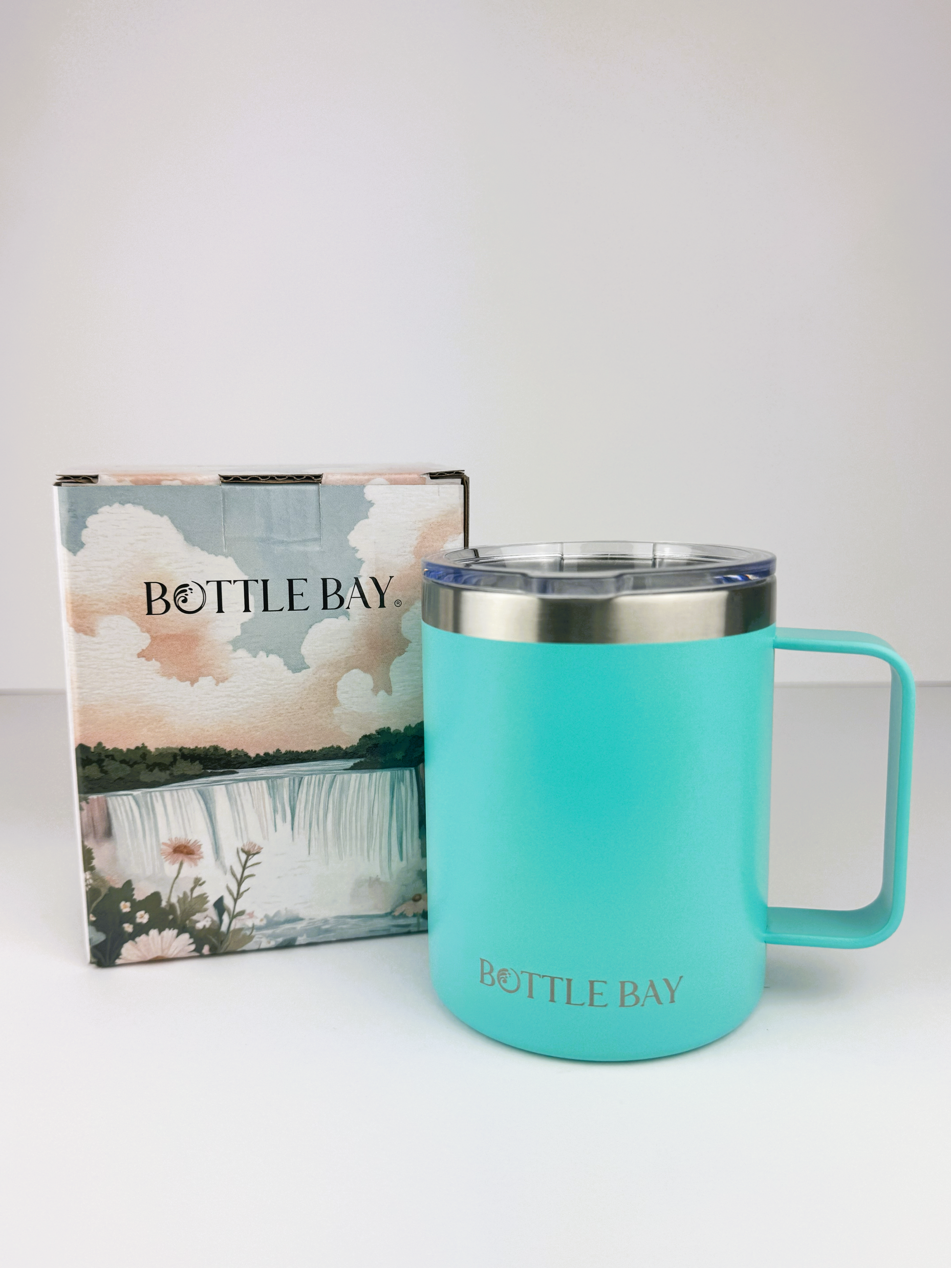 BottleBay 330ml Insulated Mug - Turquoise
