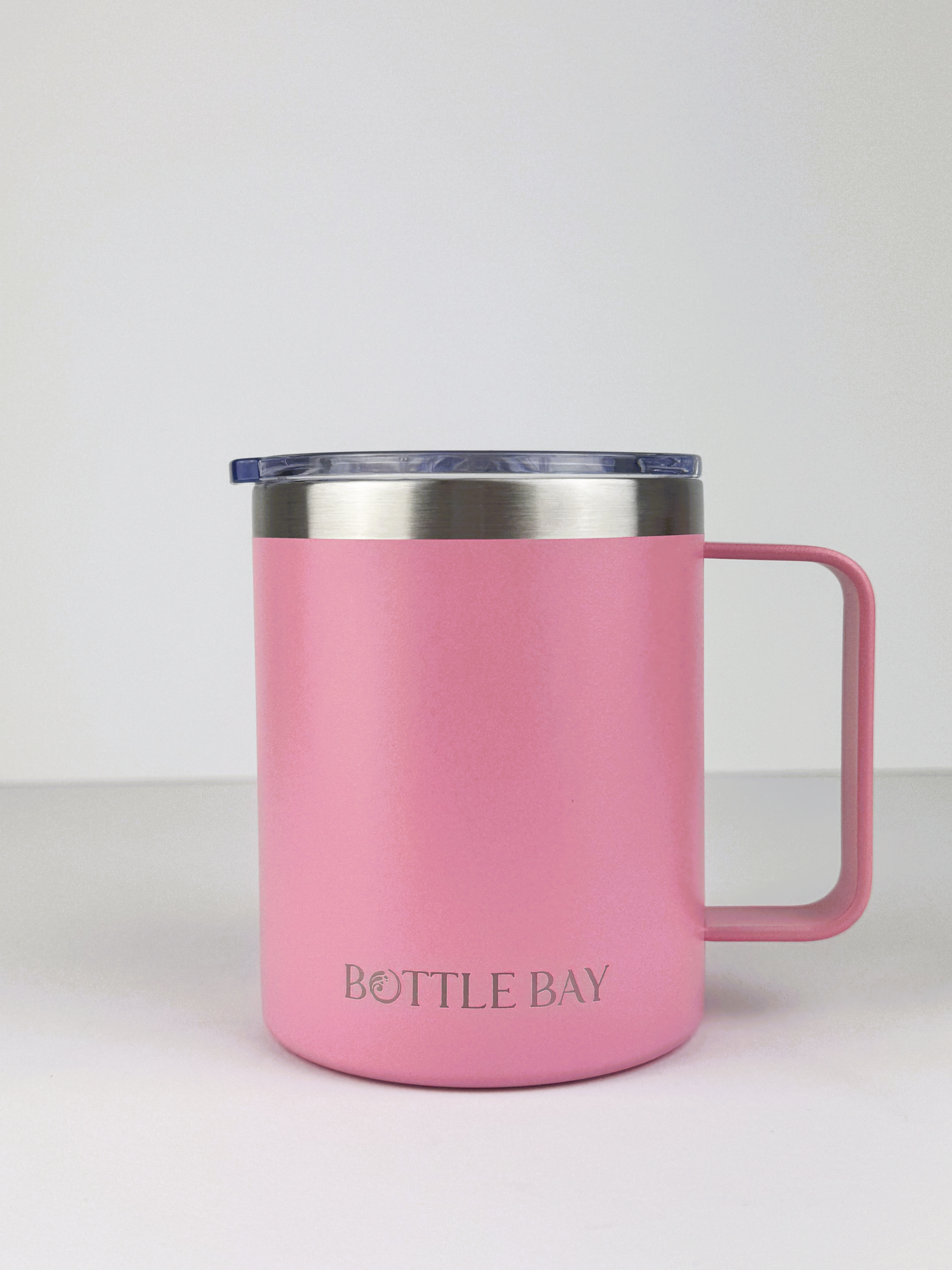 BottleBay 330ml Insulated Mug - Rose Pink