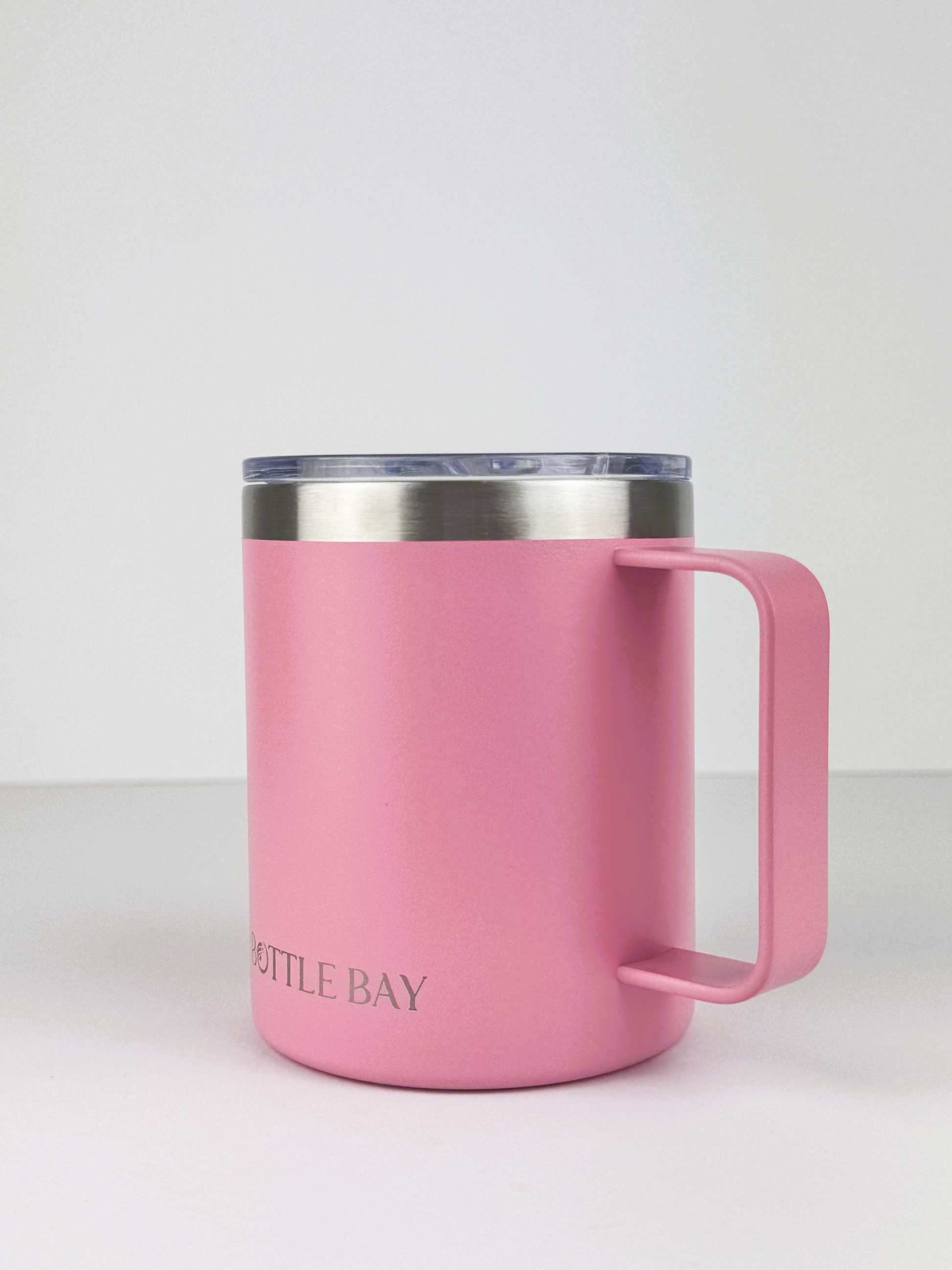 BottleBay 330ml Insulated Mug - Rose Pink