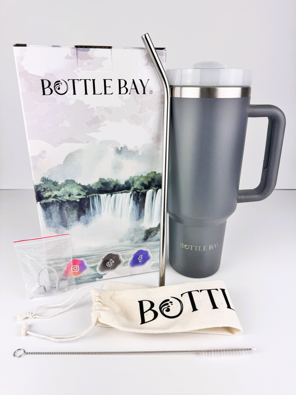 BottleBay 1.2L Tumbler - Dark Grey