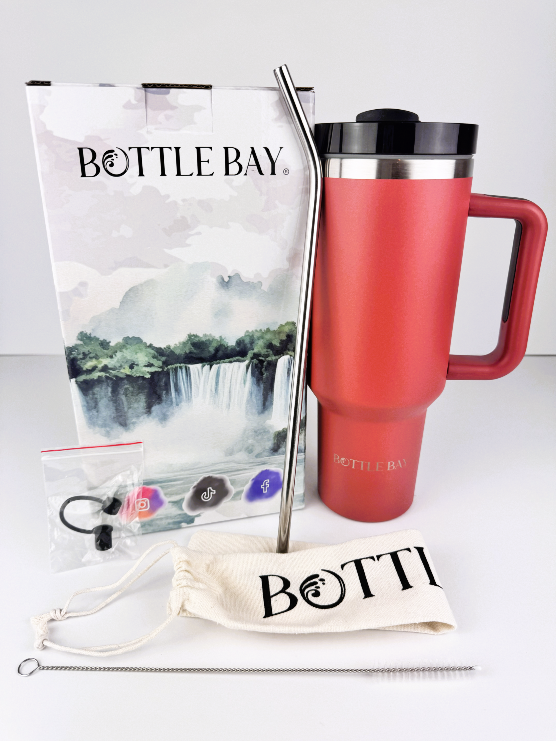 BottleBay 1.2L Tumbler - Fire Orange