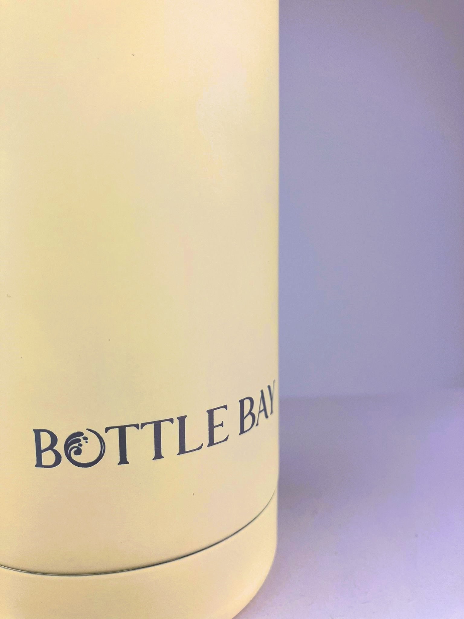 BottleBay 500ml Insulated Steel Bottle - Pastel Yellow