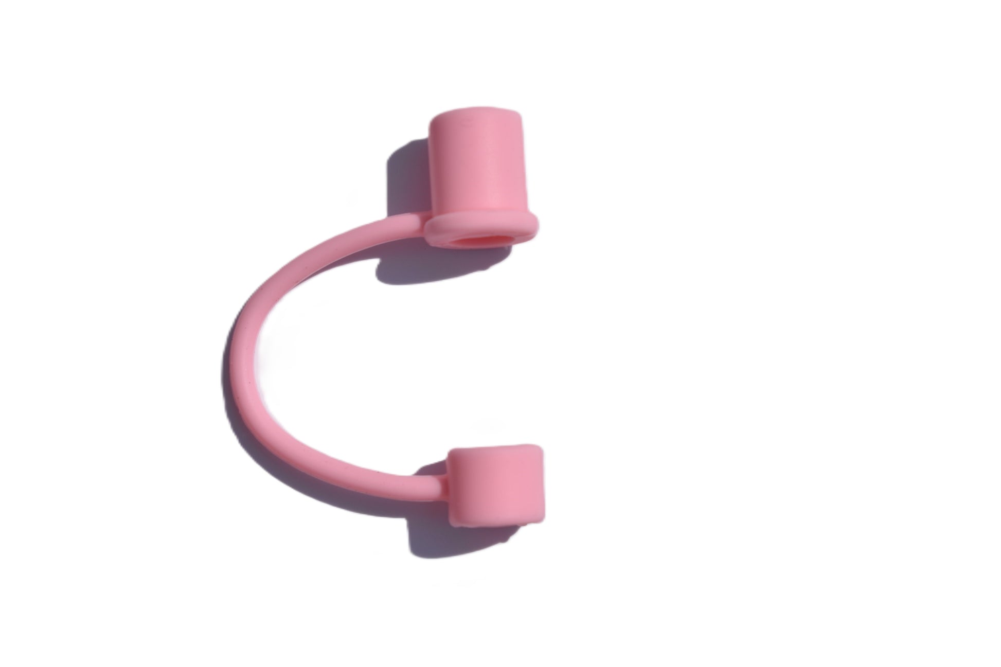 8mm Silicone Straw Cap - Pink