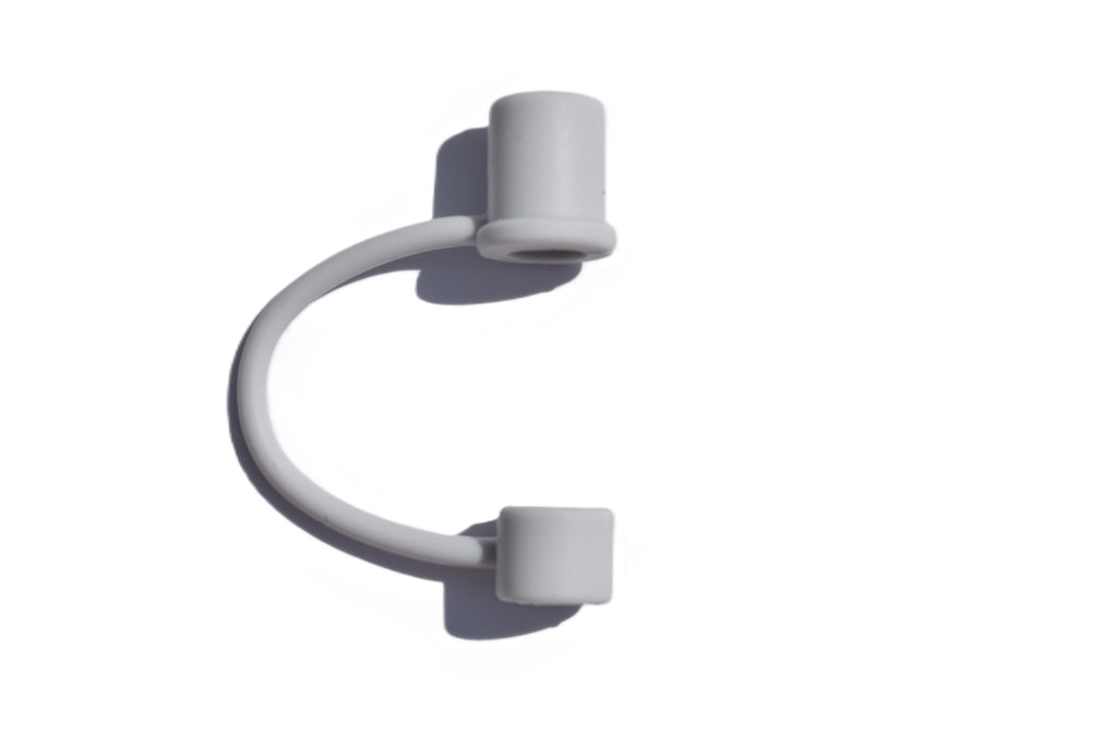 8mm Silicone Straw Cap - Grey