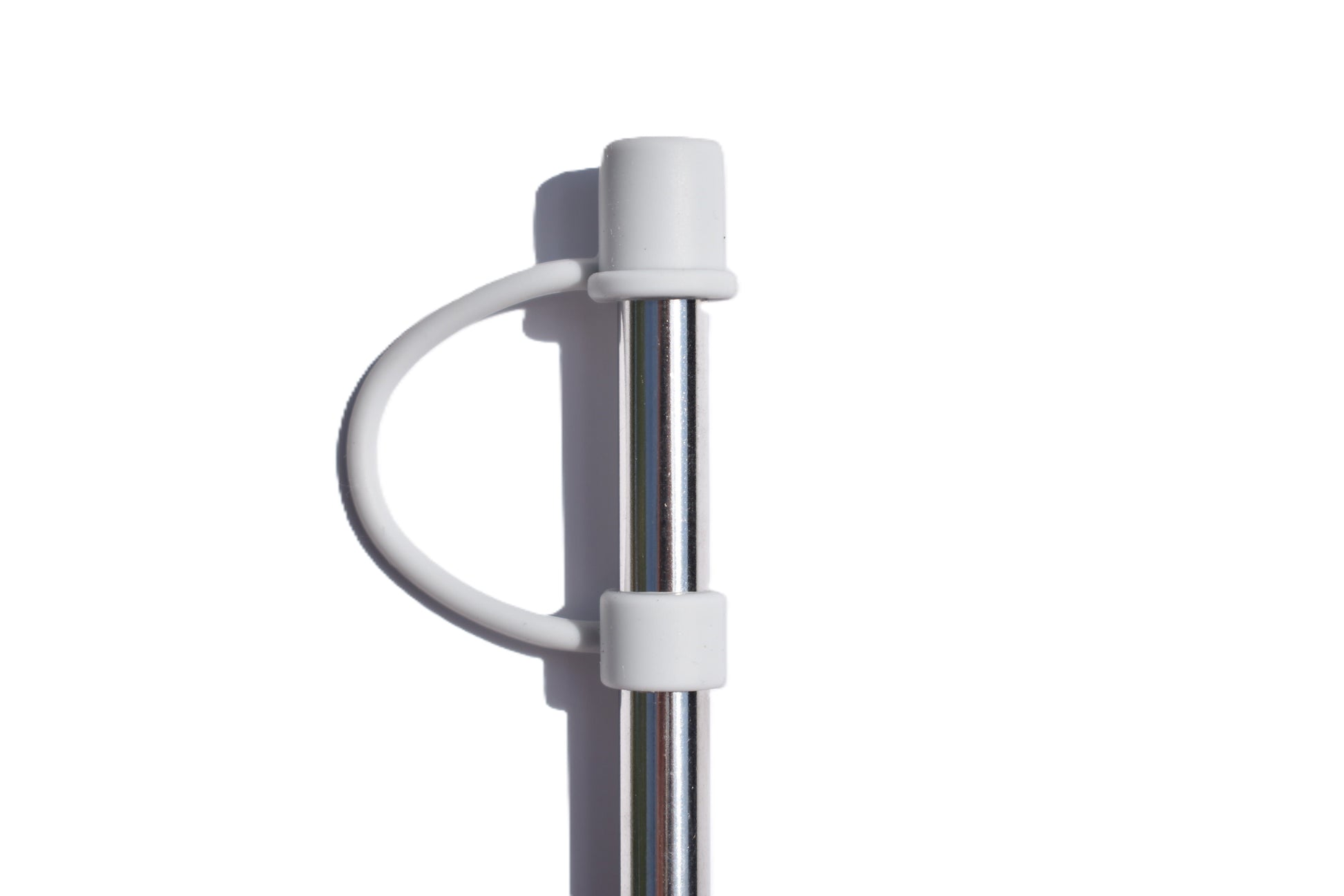 8mm Silicone Straw Cap - Grey