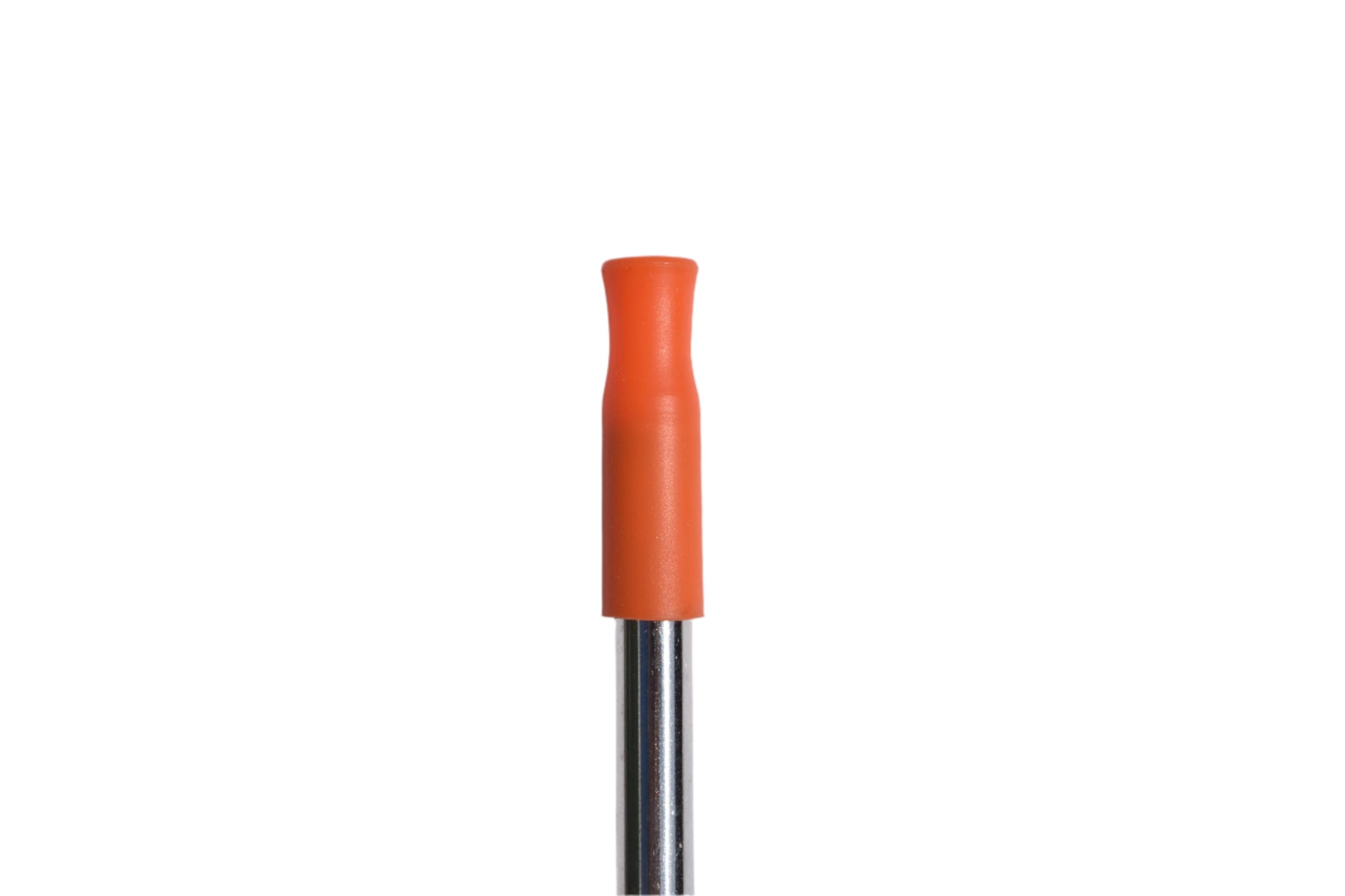 8mm Silicone Straw Tip - Orange