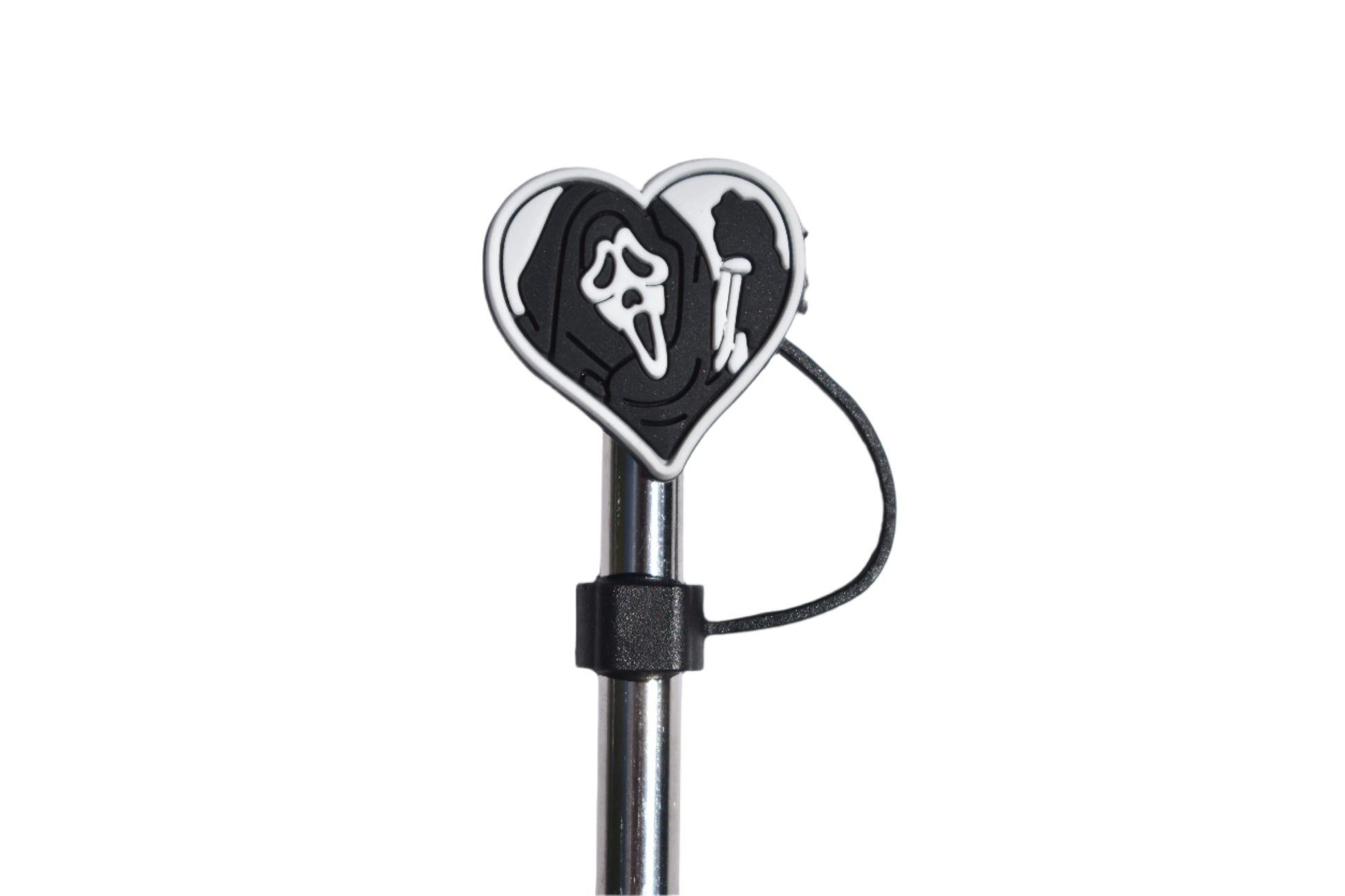 "Ghost Face Heart" Theme Topper 8mm