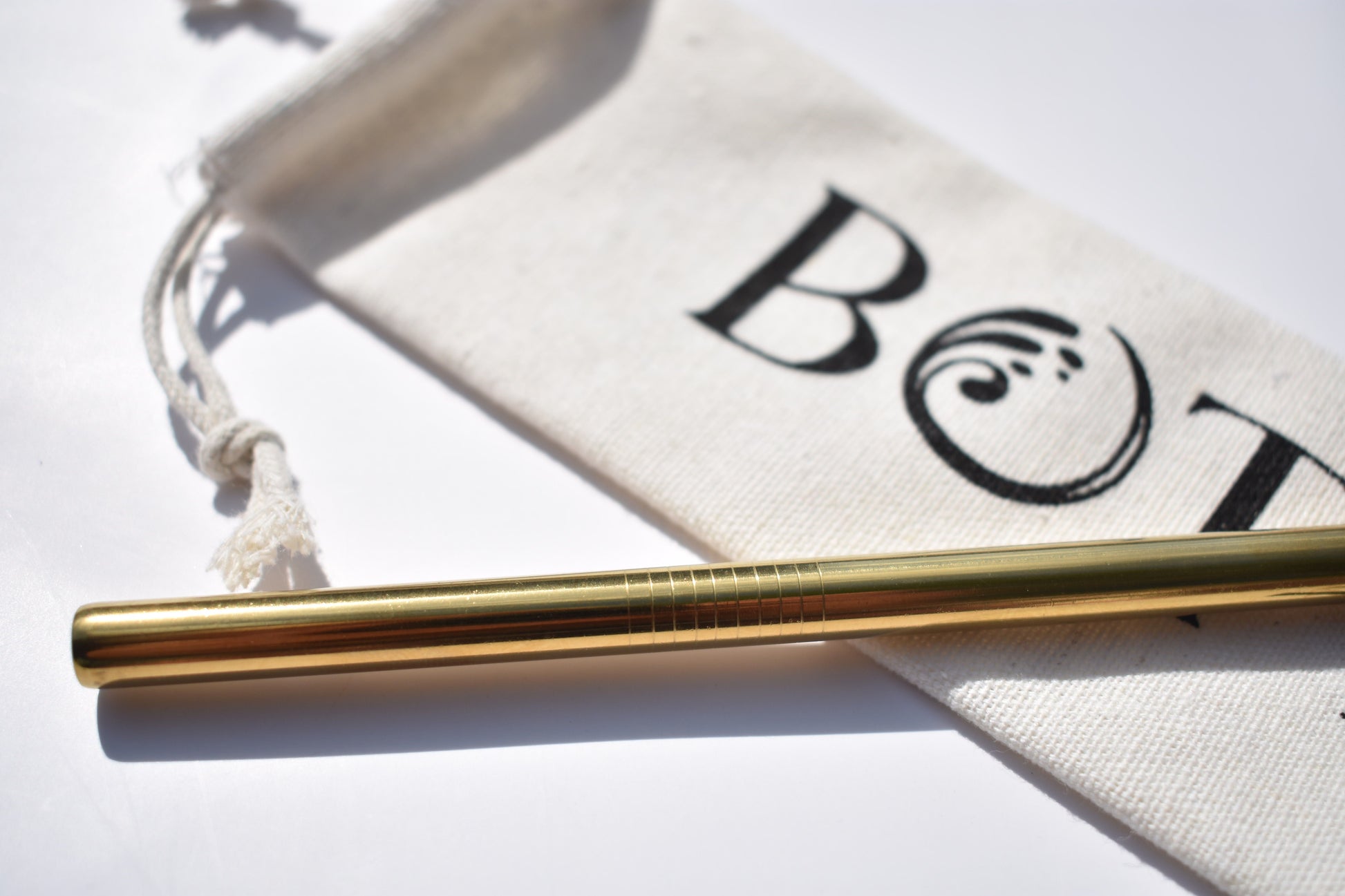 Stainless Steel Straw - Sunset Gold