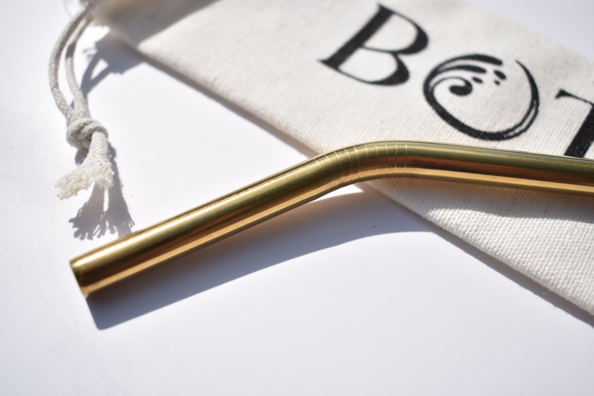 Stainless Steel Straw - Sunset Gold